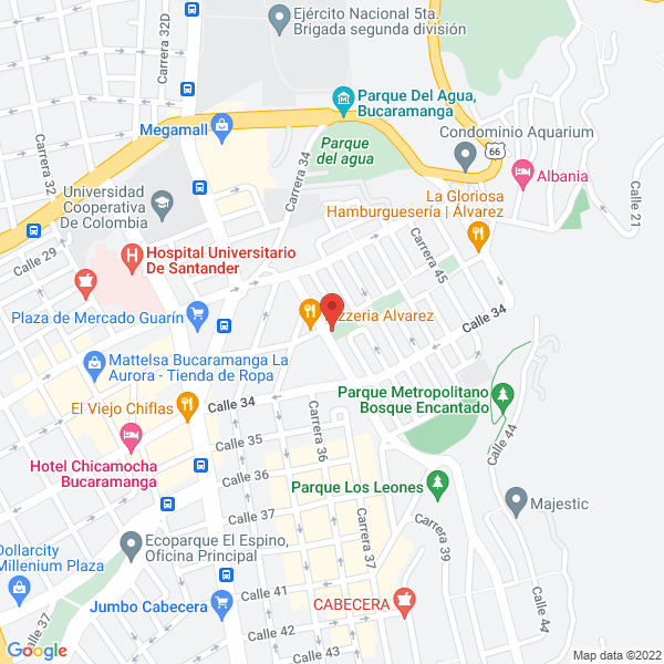 Map of Tamales Gloria
