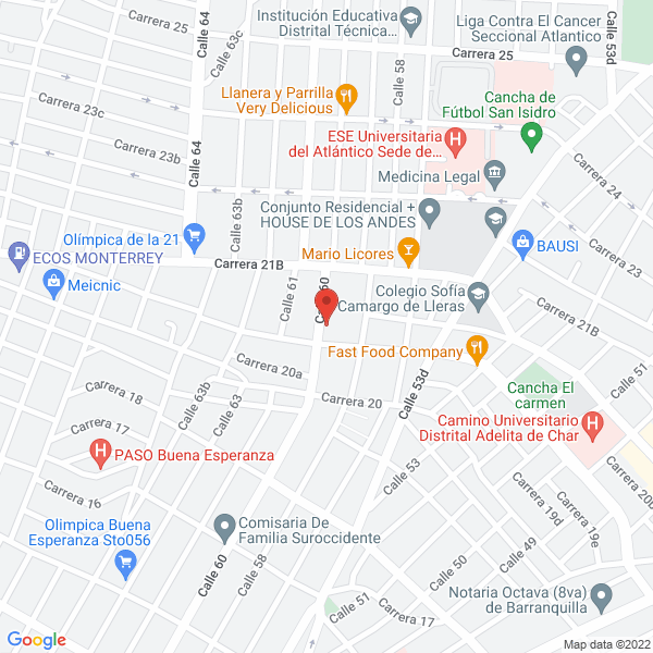 Map of Solución Industrial Asociada S.A.S.