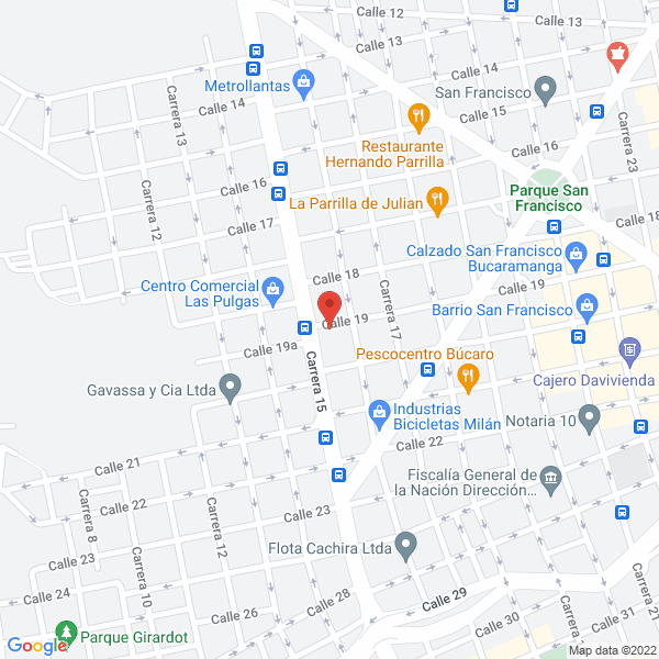 Map of Vitemp Vidrio Templado