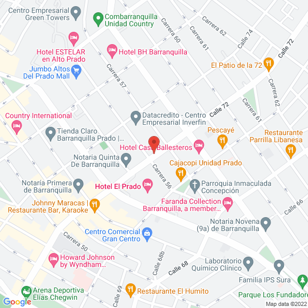 Map of Hyundai