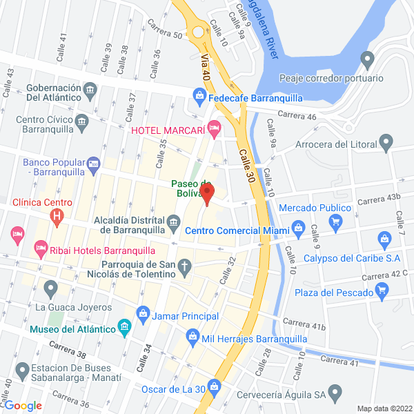 Map of Almacén Todosábanas