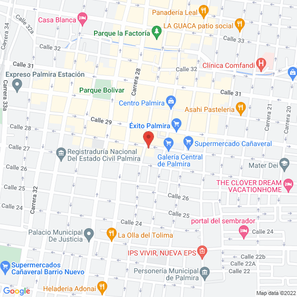 Map of Almacén Y Ferretería Los Colores