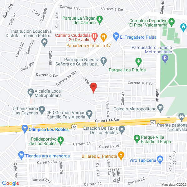 Map of Aluminios Y Rejas Dovale