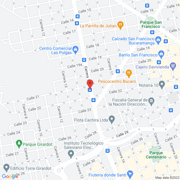 Map of Almacén Chevroford