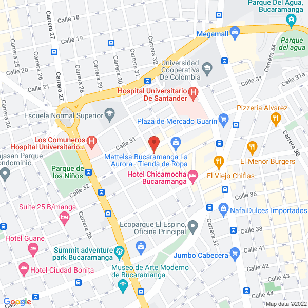 Map of Andina Ingenieria Ltda