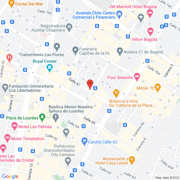 Map of Antonio García Rozo Y Cía. Ltda