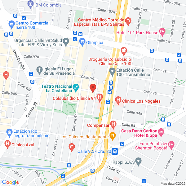 Map of Apartahotel El Castillo Ventura Suites