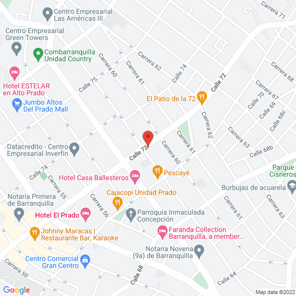 Map of Asadero El Corralito