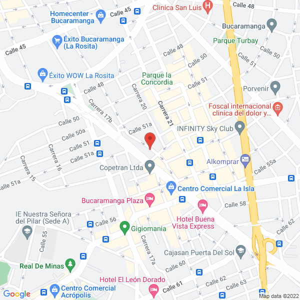 Map of Baterías Vesga
