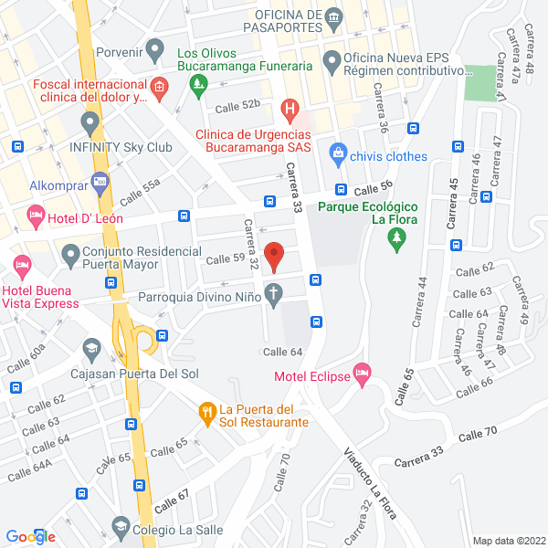 Map of Arenas Luna Mario