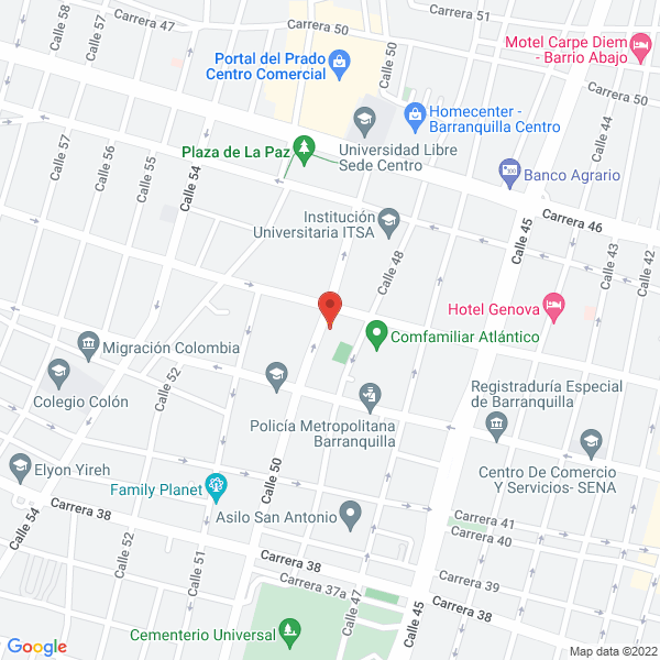 Map of Auto Castro