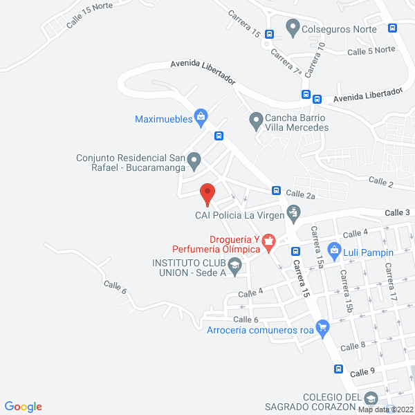 Map of Autobuses Atenas