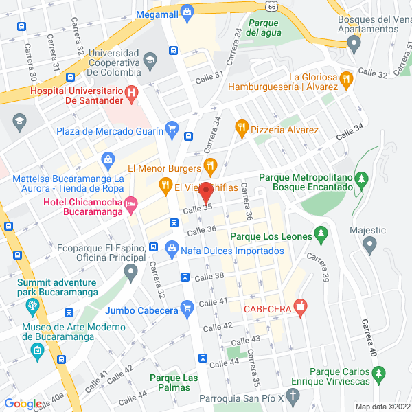 Map of Avaluos Inmobiliarios Fernando Calderon