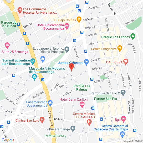 Map of Avícola Las Tres Cruces