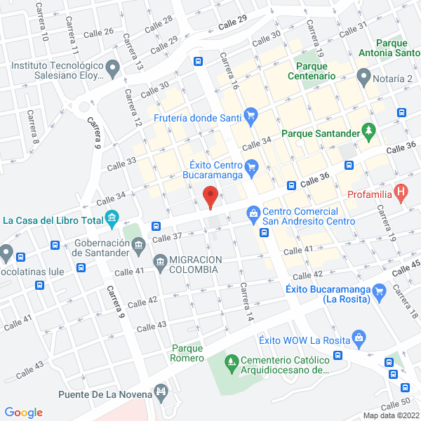 Map of Asjurincol S.A.S.