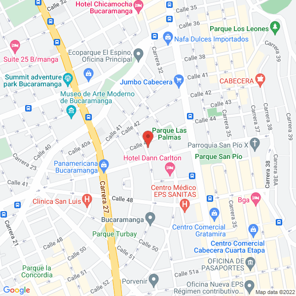 Map of Blanca Libia Briñez