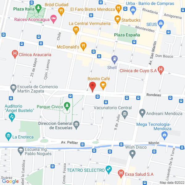 Map of Parana Seguros