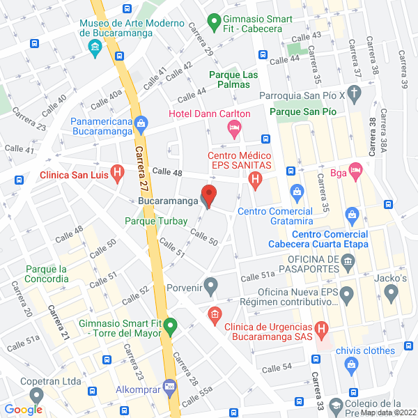 Map of Bernal Espinosa Stella