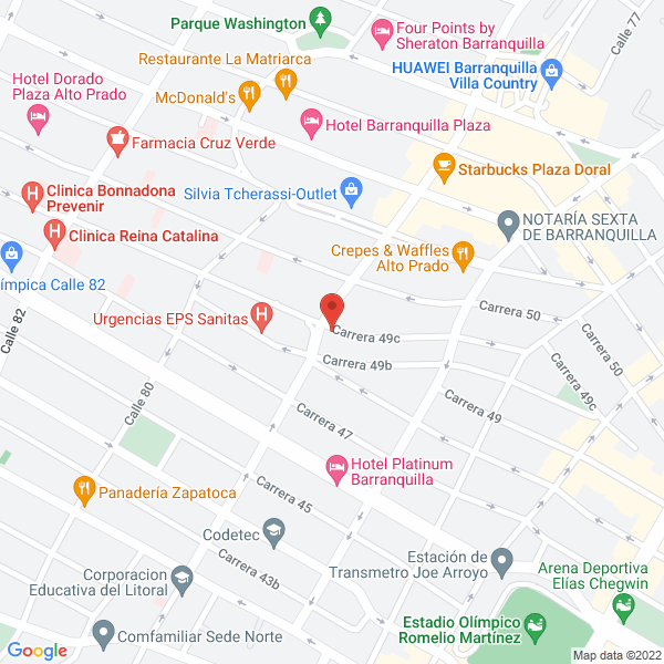 Map of Casa Moblesa