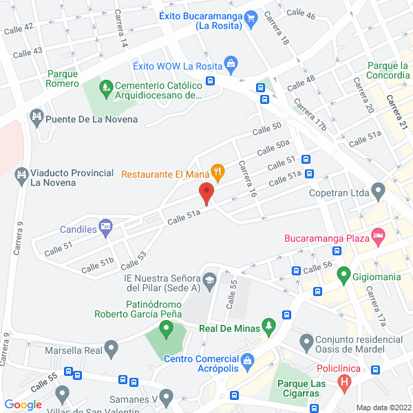 Map of Calzado Pedman