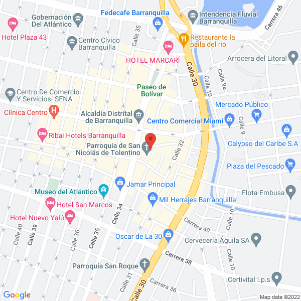 Map of Calzado Pini