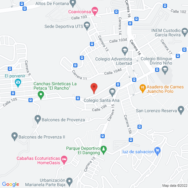 Map of Carpintería El Bueno
