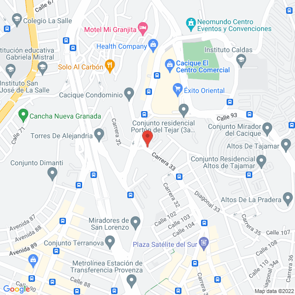 Map of Carpintería Emmanuel