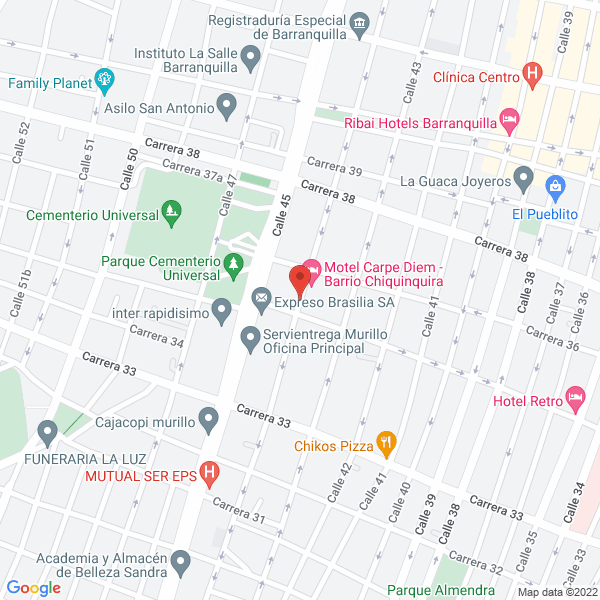 Map of Carrocerías El Patio Ltda.