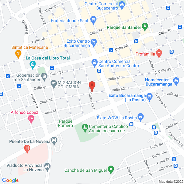 Map of Central Unitaria De Trabajadores De Colombia Cut