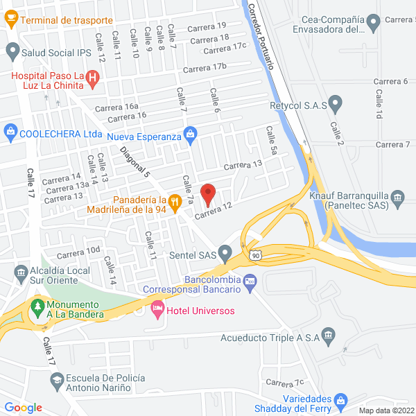 Map of Cervantes Salud S.A.S.