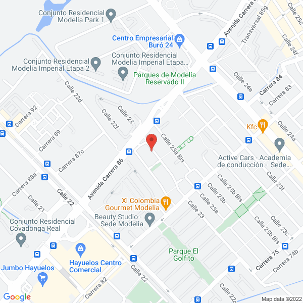 Map of Compañía Especializada En Transportes Terrestres Ltda.