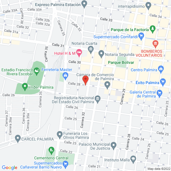 Map of Centro Quiropráctico Y De Rehabilitación De La Columna Vertebral