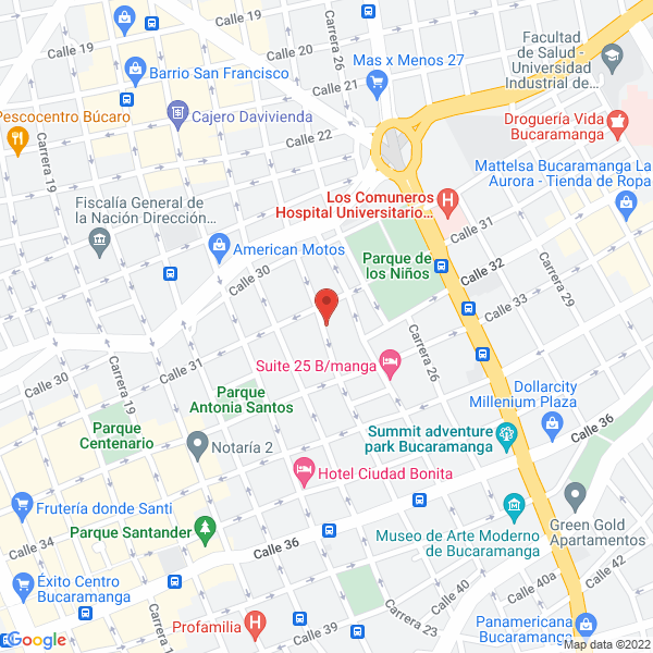 Map of Central De Suministros