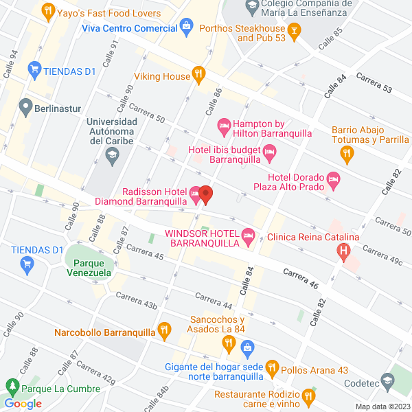 Map of Centro Biomédico De Nutricién Y Estética Dr. Jhonnchamorro
