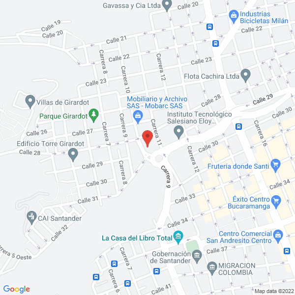 Map of Casa Restaurante Chino Kung-Fu