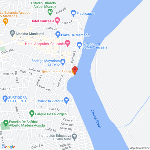 Map of Centro Agropecuario San Fernando