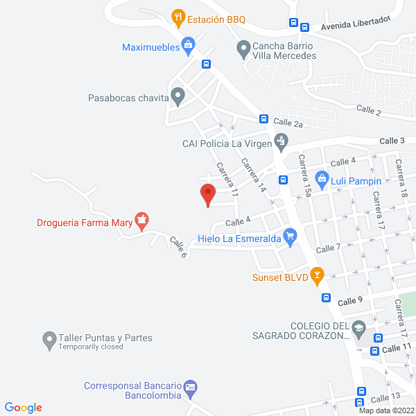 Map of Punta Maderos