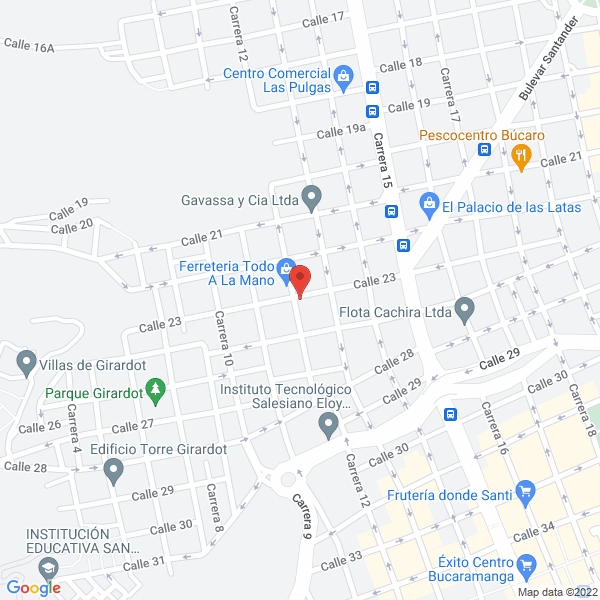 Map of Carreño Gustavo