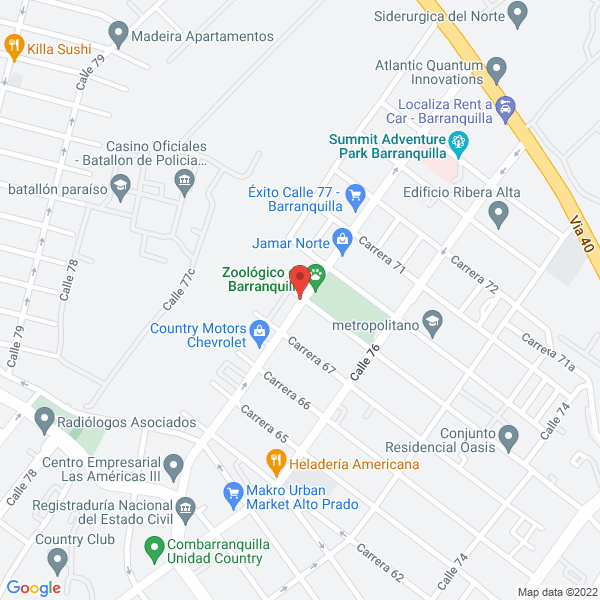 Map of Chorizos Jota Jota