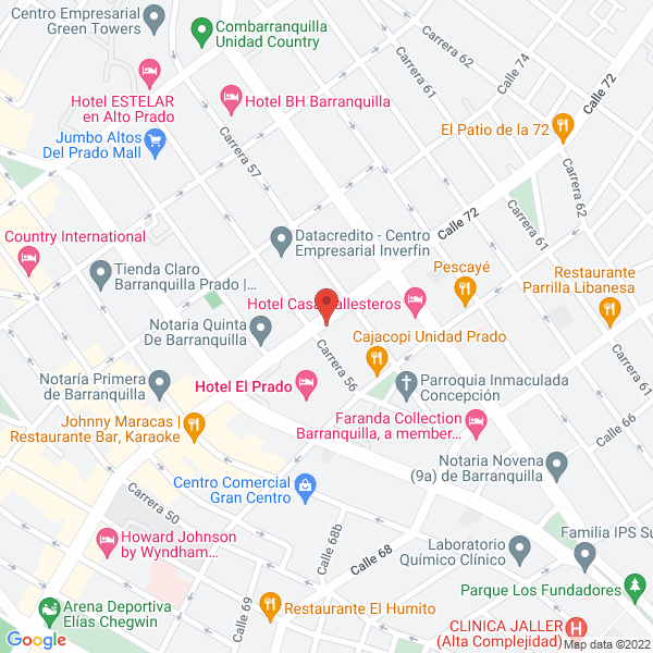 Map of Coe Centro Odontologico De Especialistas