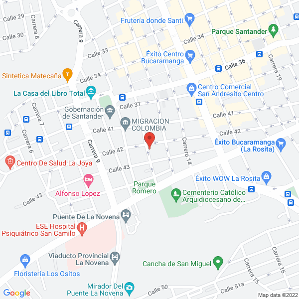 Map of Cooperativa De Impresores Y Papeleros Del Oriente
