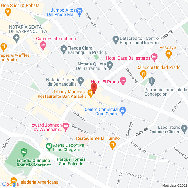 Map of Coincaribe Ltda.