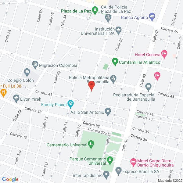Map of Centro Copiado Reicar