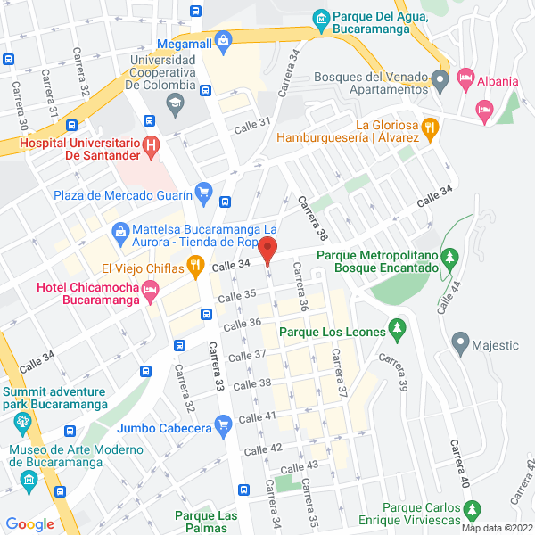 Map of Club De Artes Marciales Senda De Lanza