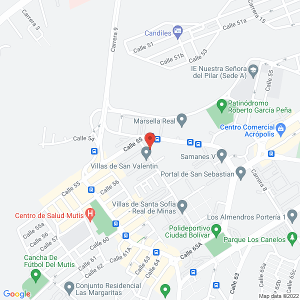 Map of Colegio Liceo Pedagógico La Dicha Del Saber