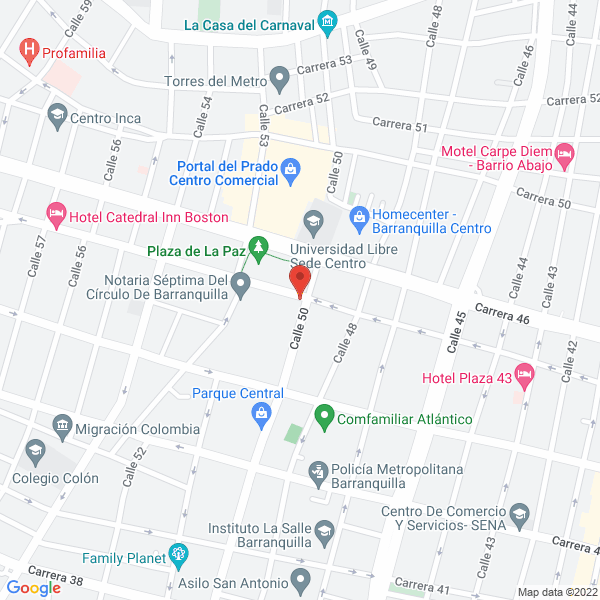 Map of Colegio María Auxiliadora De Cali