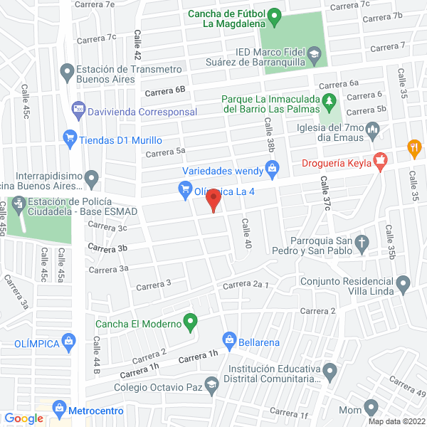 Map of Cerámicas Mary T.