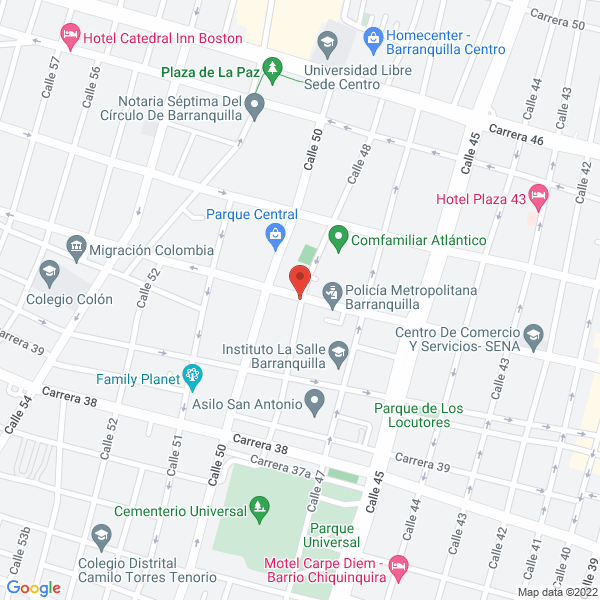 Map of Centro De Copiado La Baratonga