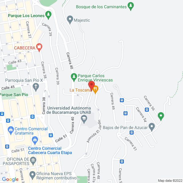 Map of Papeleria J.V.