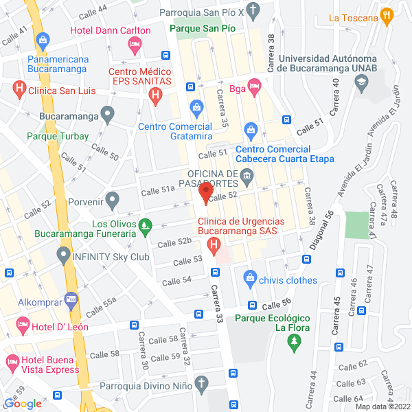 Map of Clínica Veterinaria Mascotas En Casa